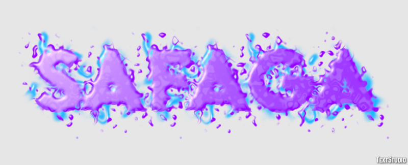 Safaga Efecto de Texto