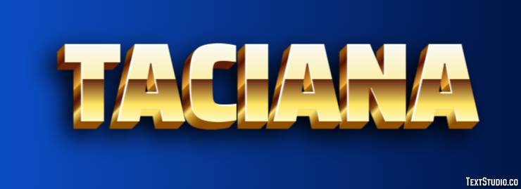 Taciana Efecto de texto