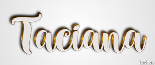 Taciana Efecto de texto