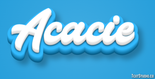 Acacie Текстовый эффект