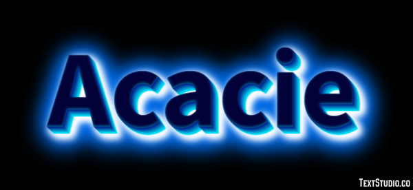 Acacie Текстовый эффект