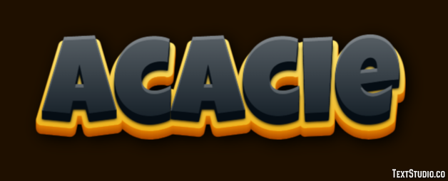 Acacie Текстовый эффект