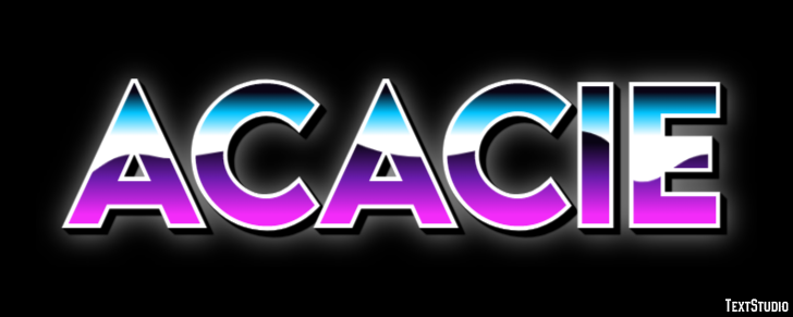Acacie Текстовый эффект