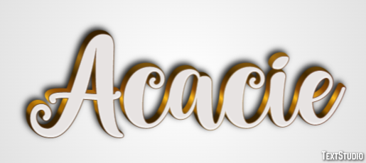 Acacie Текстовый эффект