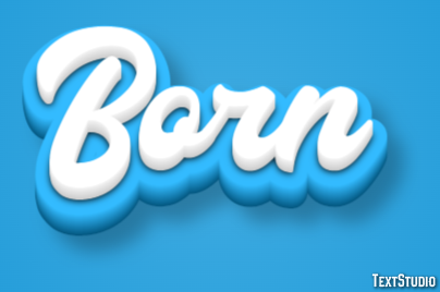 Born Text Effect