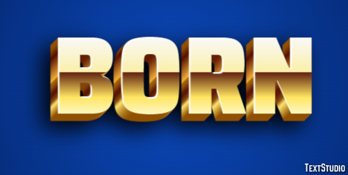 Born Text Effect
