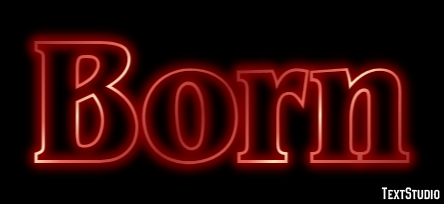 Born Text Effect