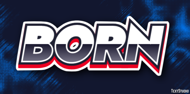 Born Text Effect