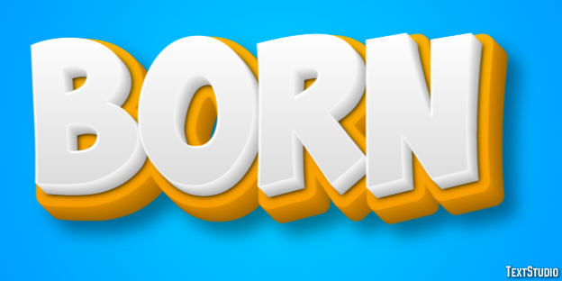 Born Text Effect