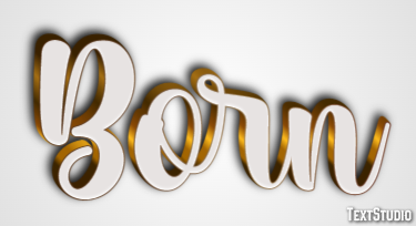Born Text Effect