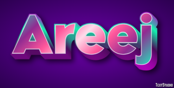 Areej Text Effect
