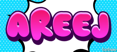 Areej Text effect
