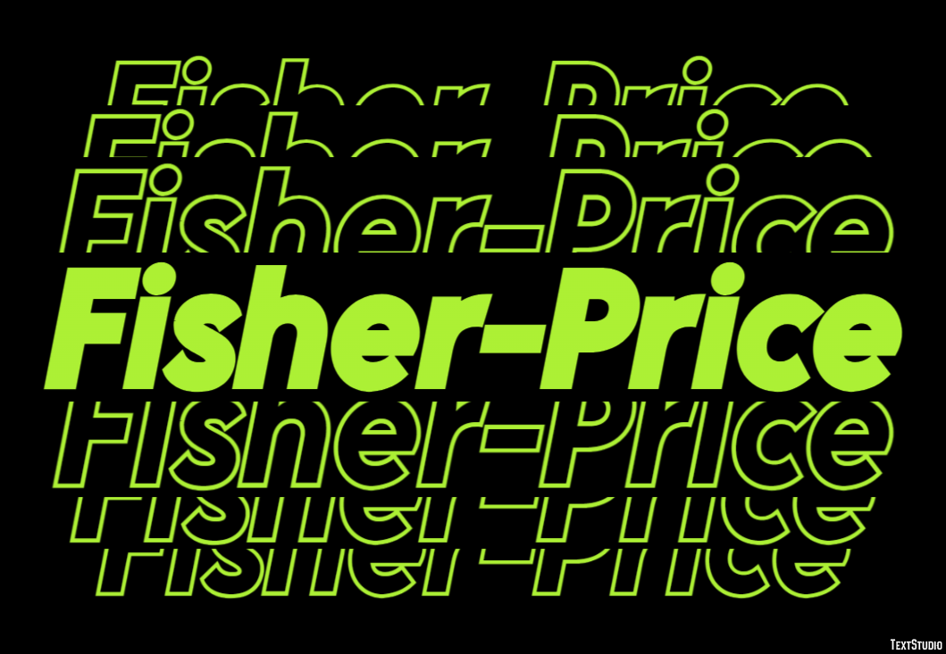 Fisher-Price Effet de Texte