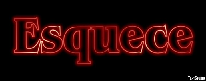 Esquece Efeito de texto
