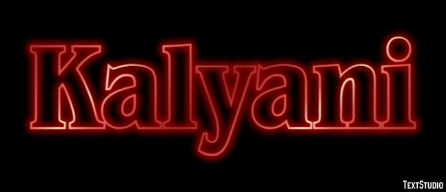 Kalyani Texteffekt