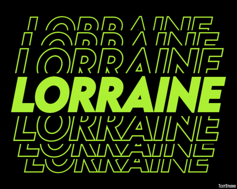 Lorraine Text Effect