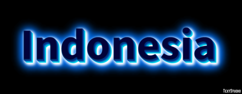 Indonesia Text Effect