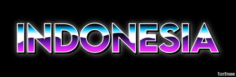 Indonesia Text Effect