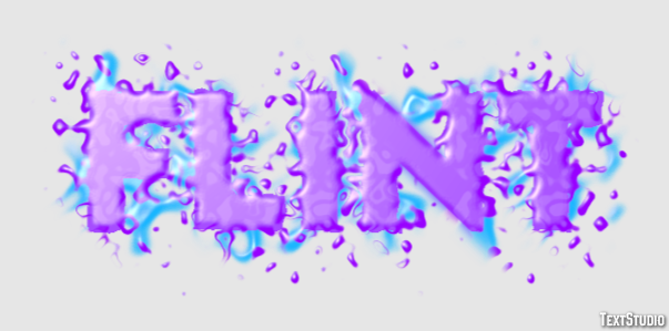 Flint Efeito de texto