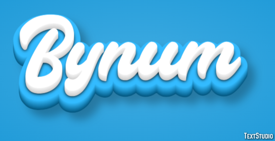 Bynum Efecto de Texto