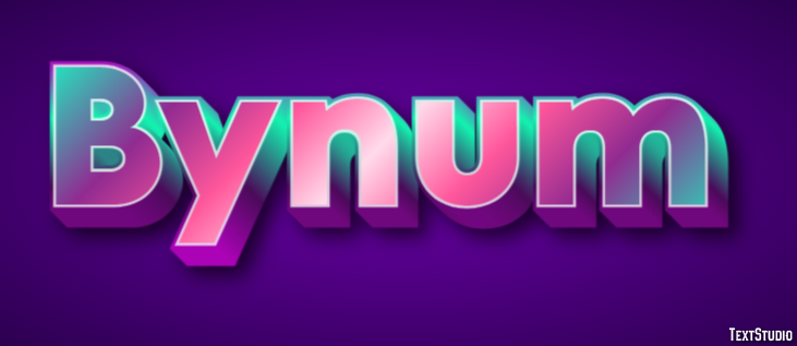 Bynum Efecto de Texto