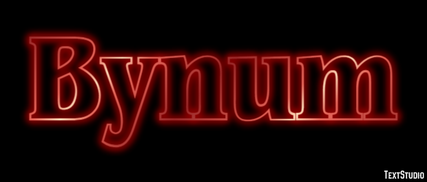 Bynum Efecto de Texto