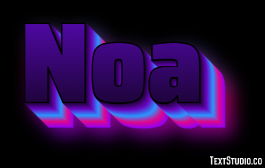 Noa Texteffekt