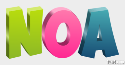 Noa Texteffekt