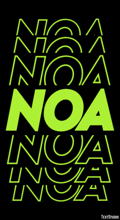 Noa Texteffekt