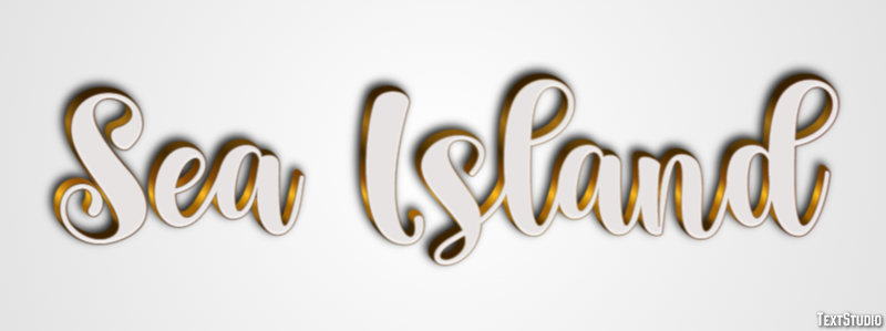 Sea Island Efekt tekstowy