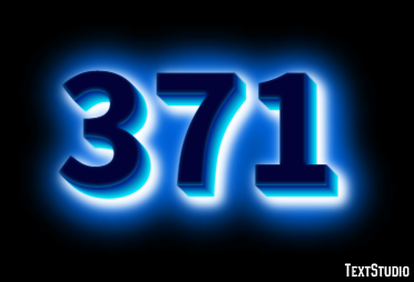 371 Эффект текста