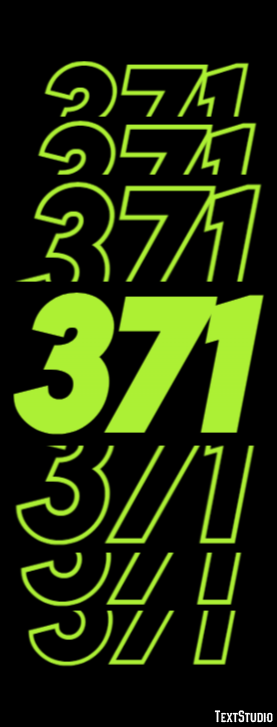 371 Эффект текста