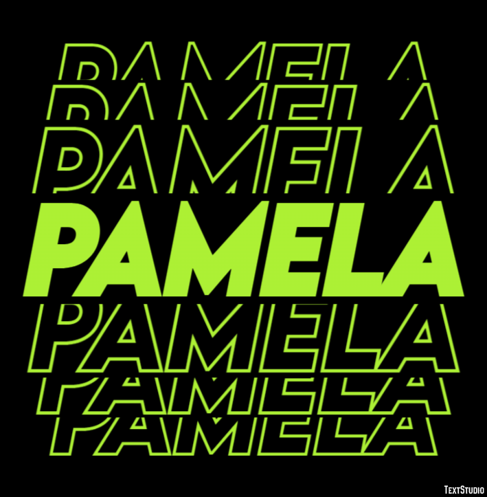 Pamela Efekt tekstowy