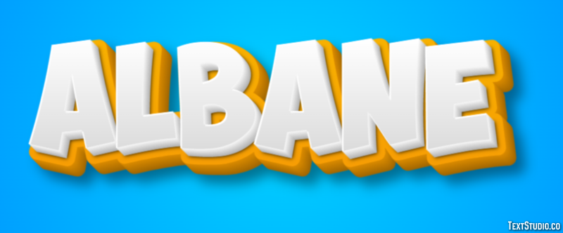 Albane Effet de texte