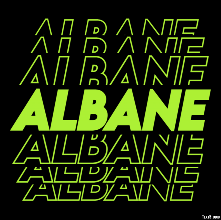 Albane Effet de Texte