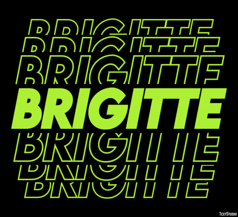 Brigitte Text Effect