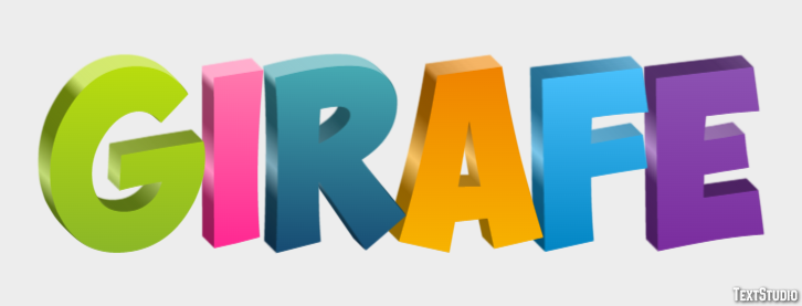 Girafe Text Effect