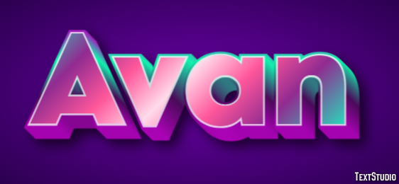 Avan Texteffekt