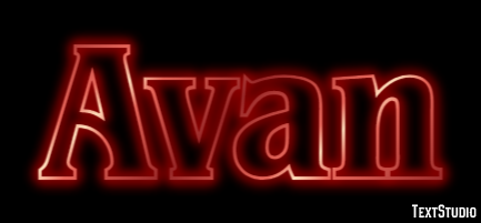 Avan Text effect