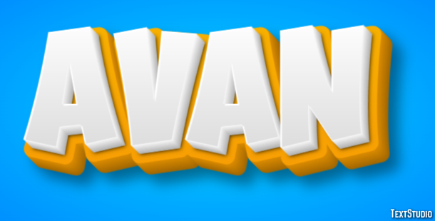 Avan Effet de Texte