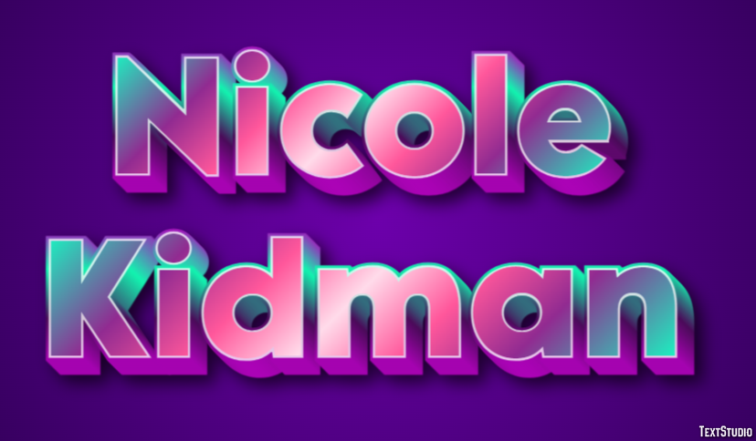 Nicole Kidman Efekt tekstowy