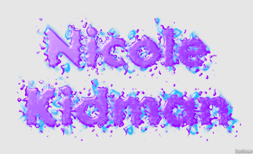 Nicole Kidman Text Effect