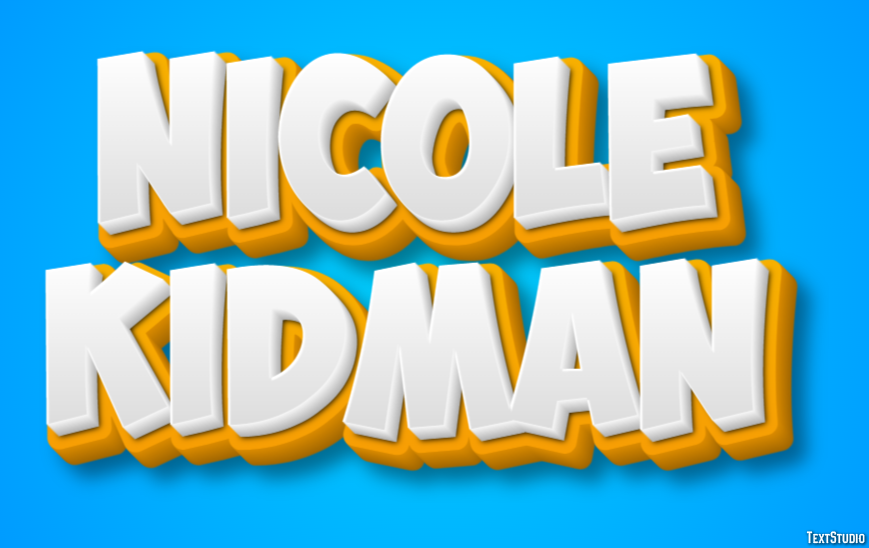 Nicole Kidman Effet de Texte