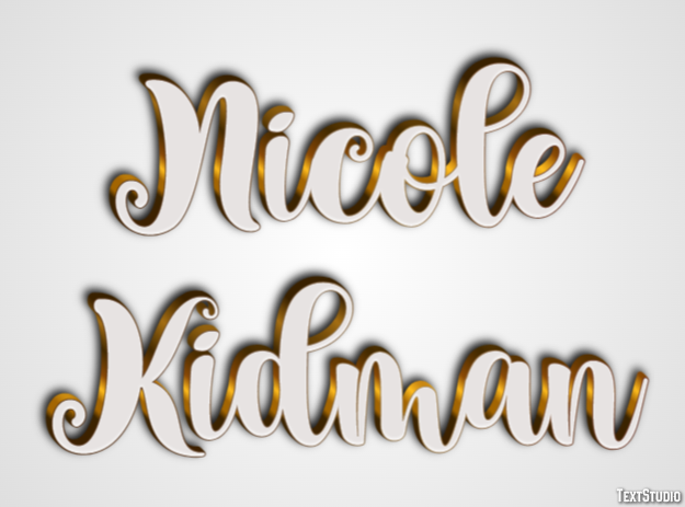 Nicole Kidman Efecto de Texto