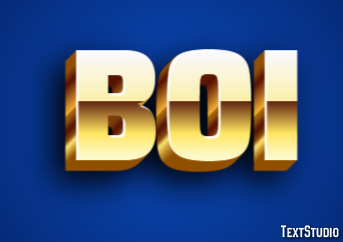 Boi Text Effect