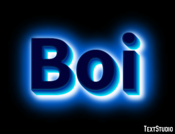 Boi Efekt tekstowy