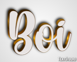 Boi Text Effect
