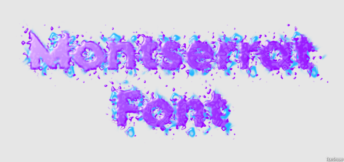 Montserrat Font テキスト効果