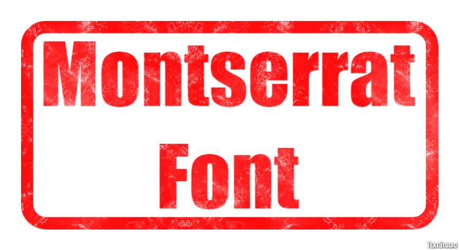 Montserrat Font テキスト効果