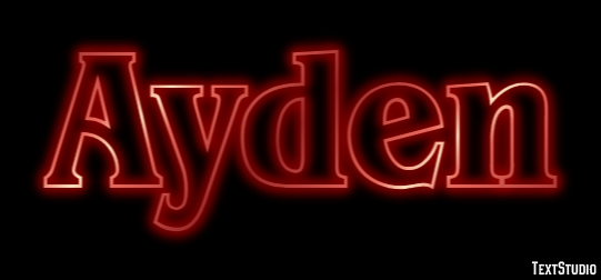 Ayden Text Effect